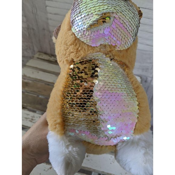 Justice reverse sequin dog plush stuffed toy - Picture 5 of 8